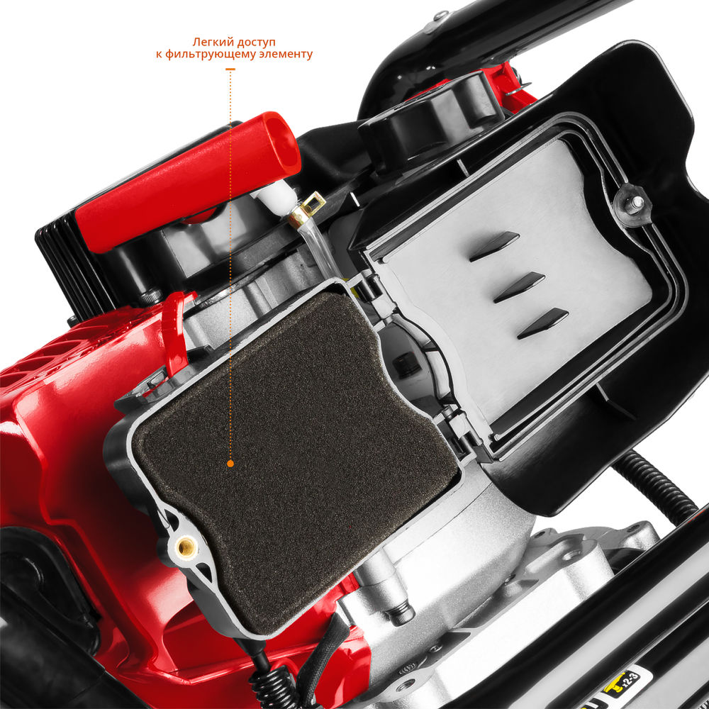 Мотобур (бензобур) d 60-200 мм 52 см? 1 оператор ЗУБР МБ1-200