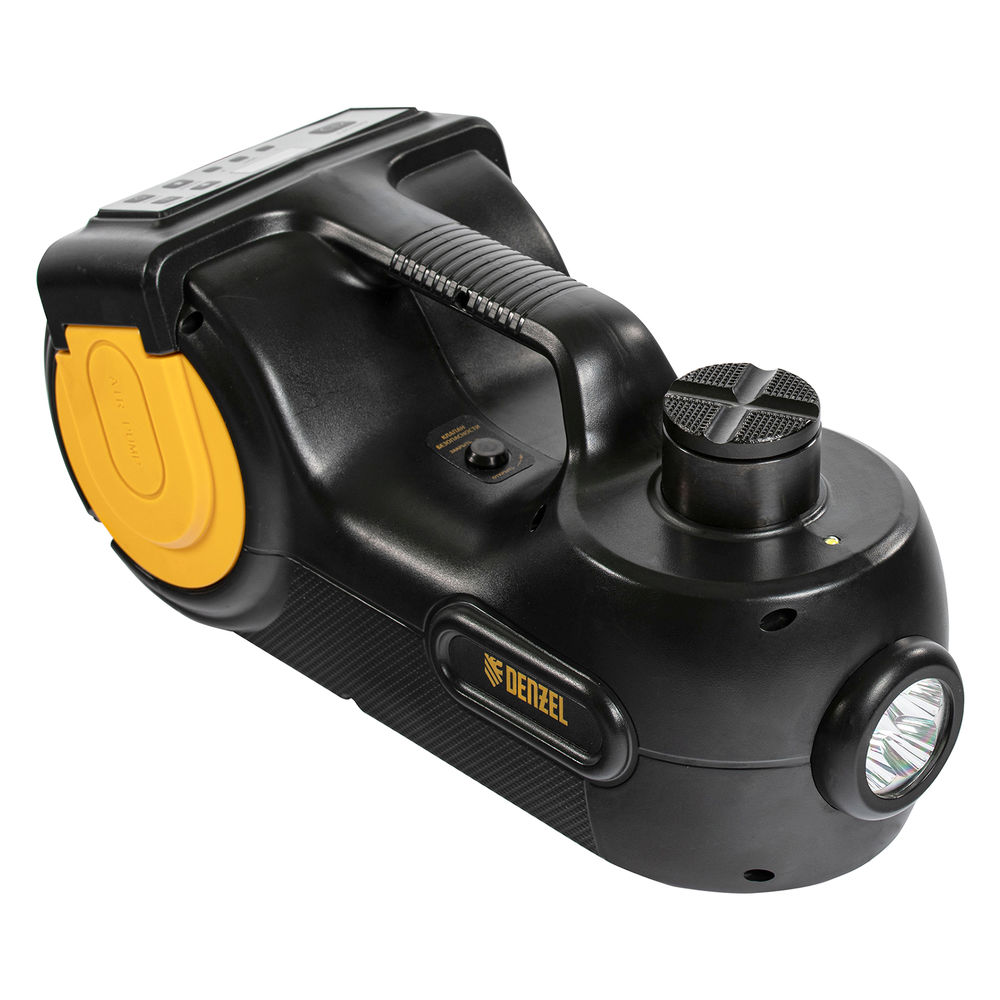 Домкрат электрогидравлический «3 в 1» (1,5 т), 12В, с гайковертом электрическим, в наборе Denzel (51190)