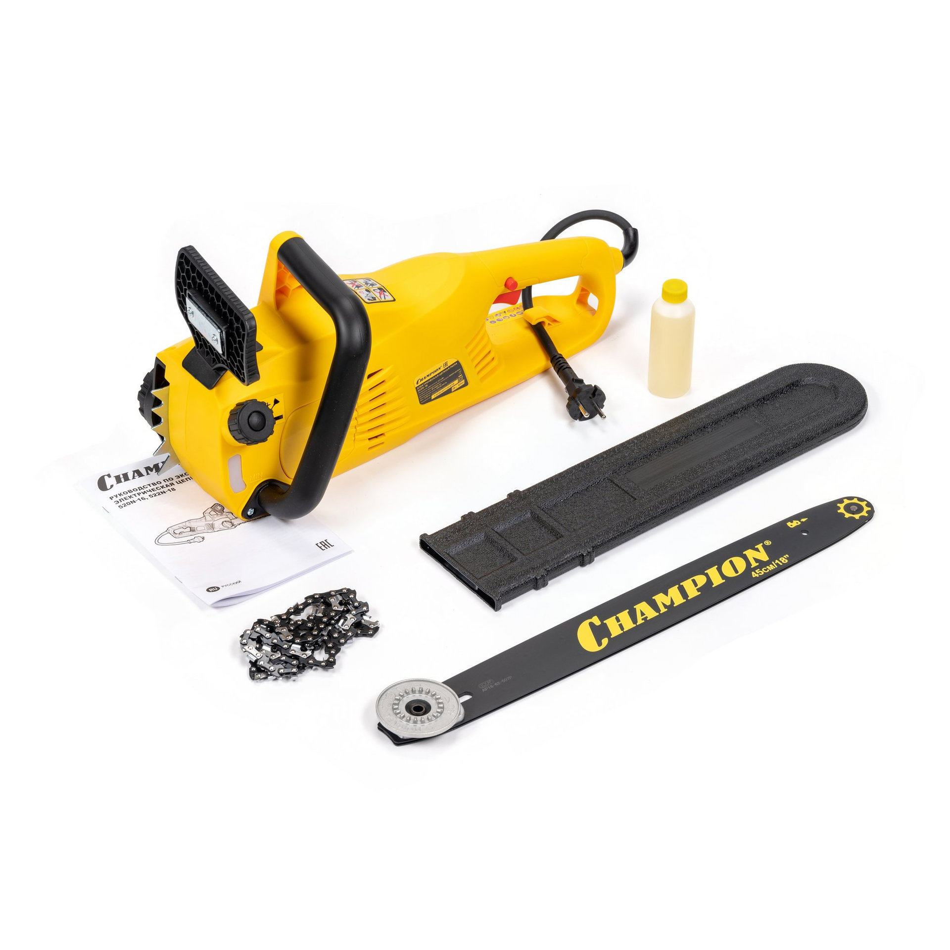 Электропила CHAMPION 522N-18 3/8-1,3-62 (2,2кВт 4,1кг) (522N-18)