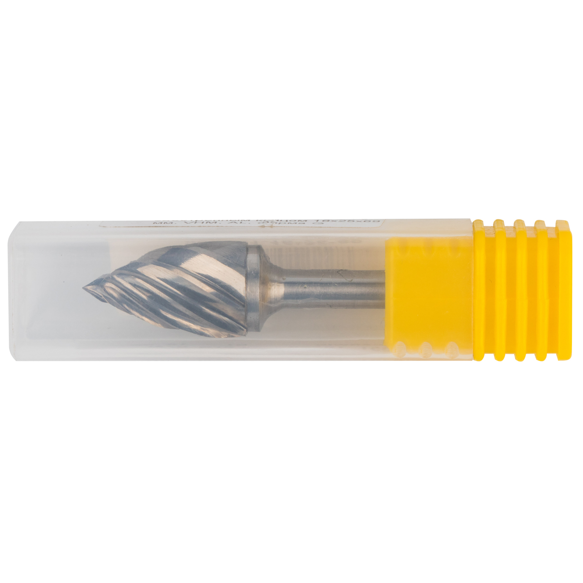 Борфреза параболическая с заостренным концом 16x25x69 мм, VHM, AL, форма G (серия 900651) GARWIN INDUSTRIAL 900651-162569