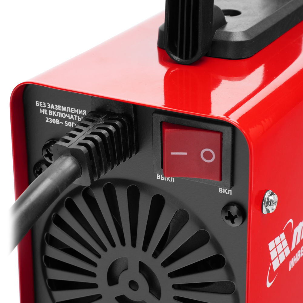 Инверторный аппарат дуговой сварки MMA-220BS, 220 А, ПВ 60% MTX (94399)