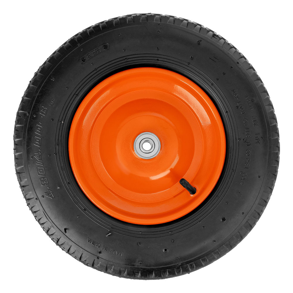 Колесо пневматическое 4.80/4.00-8 D 380 мм, внутренний подшипник D 12 мм, длина оси 80 мм Palisad (68946)