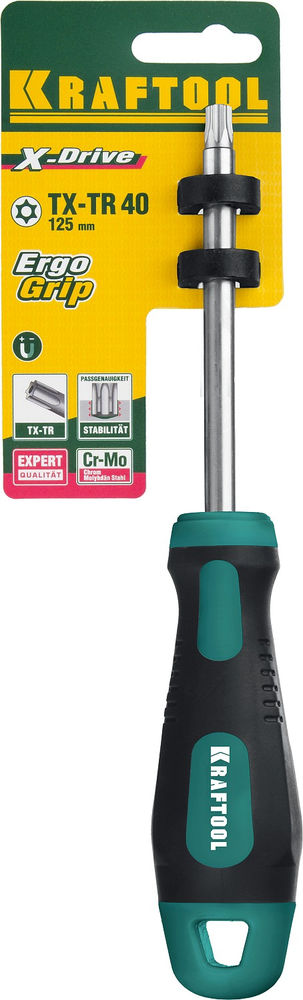 Отвертка Х-Drive, TX HOLE40 x 125 KRAFTOOL 250077-40-125