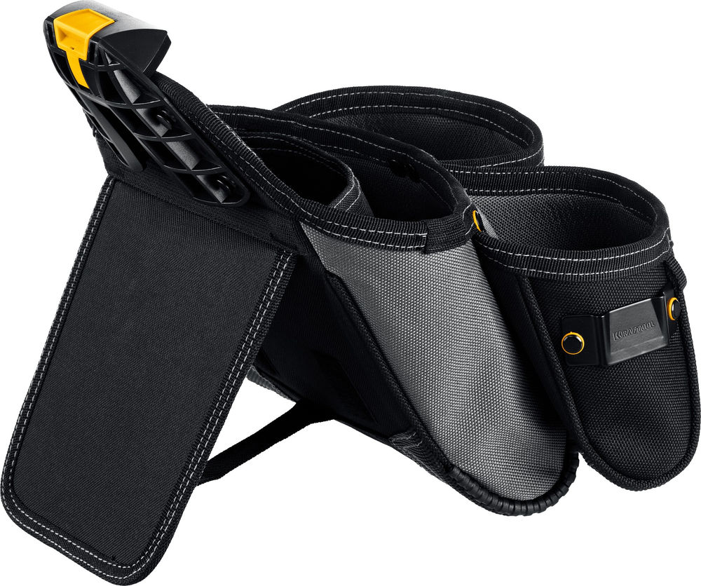 Пояс монтажника в комплекте: пояс монтажника и 2 большие сумки KBS-3L KRAFTOOL 38761