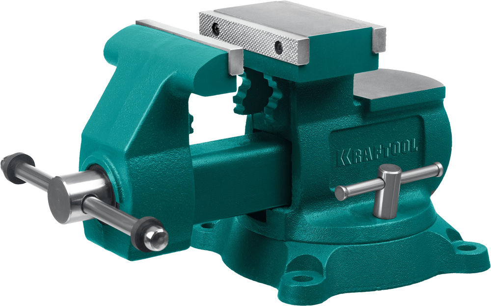 Тиски слесарные 140 мм, расход 273 мм Reversible KRAFTOOL 32705-140