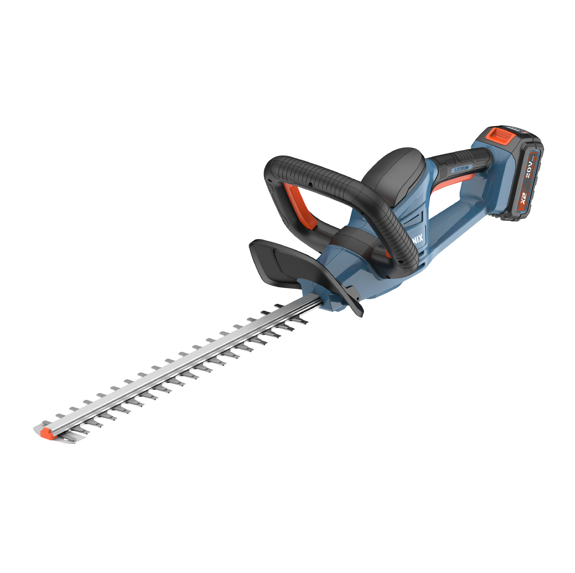 Кусторез аккумуляторный, серия X2, 20В, 55 см., 1 АКБ и ЗУ