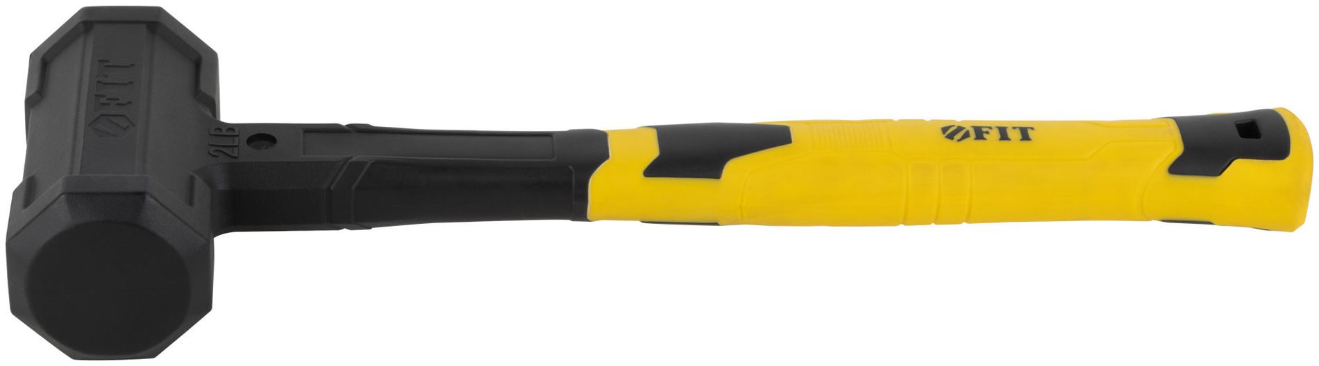 Кувалда безынерционная, фиберглассовая ручка с прорезиненным покрытием 53 мм, 1 кг (45285)