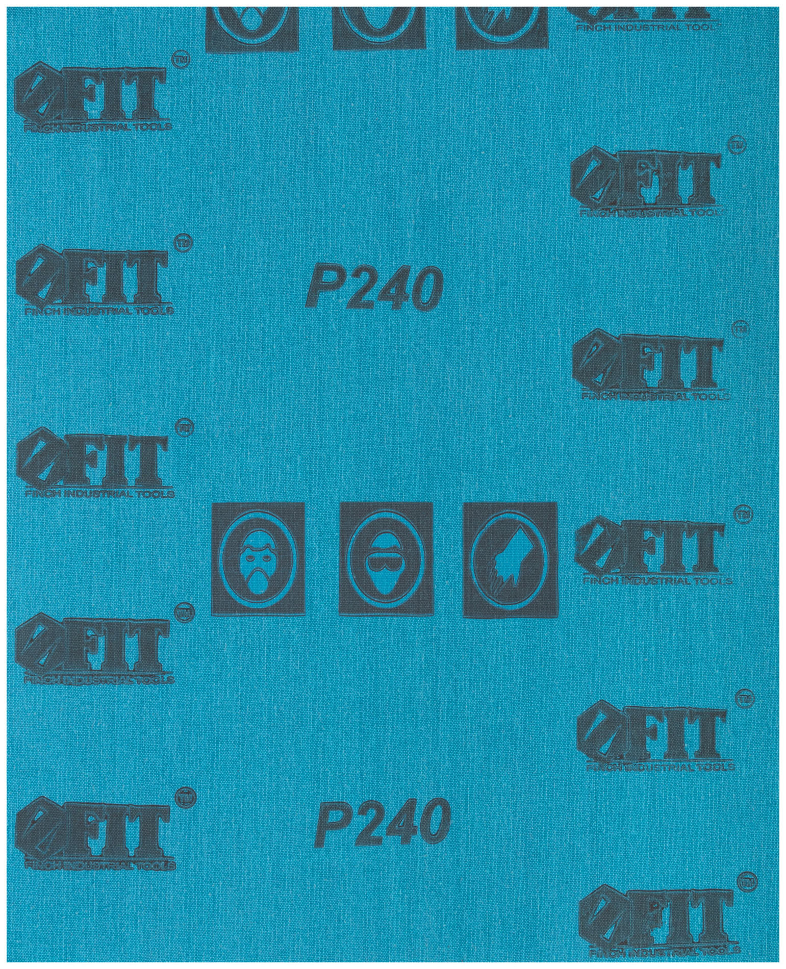 Листы шлифовальные водостойкие на тканевой основе, алюминий-оксидные, Профи 230х280 мм, 10 шт. Р 240 (38199)
