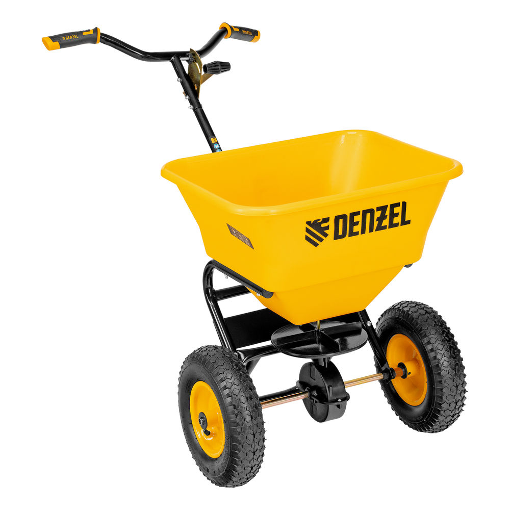 Механическая сеялка на колесах, 45 л Denzel (63951)