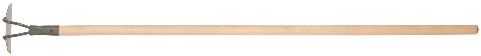 Мотыга прямая 150х80 мм, нержавеющая сталь, с деревянным черенком (76927)