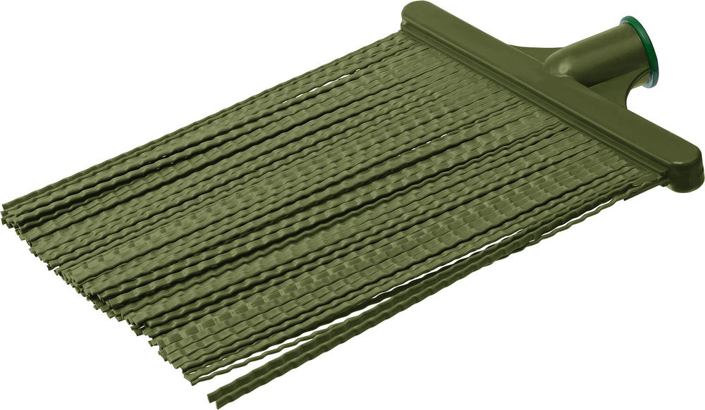 Пластиковая метла плоская гибкая 380 х 260 мм полипропилен коническое резьбовое соединение СИБИН 39222_z02