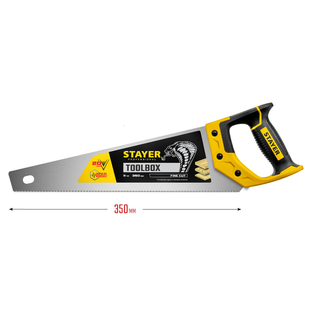 Ножовка многоцелевая Cobra ToolBox, 350 мм STAYER Professional 2-15091-45_z01