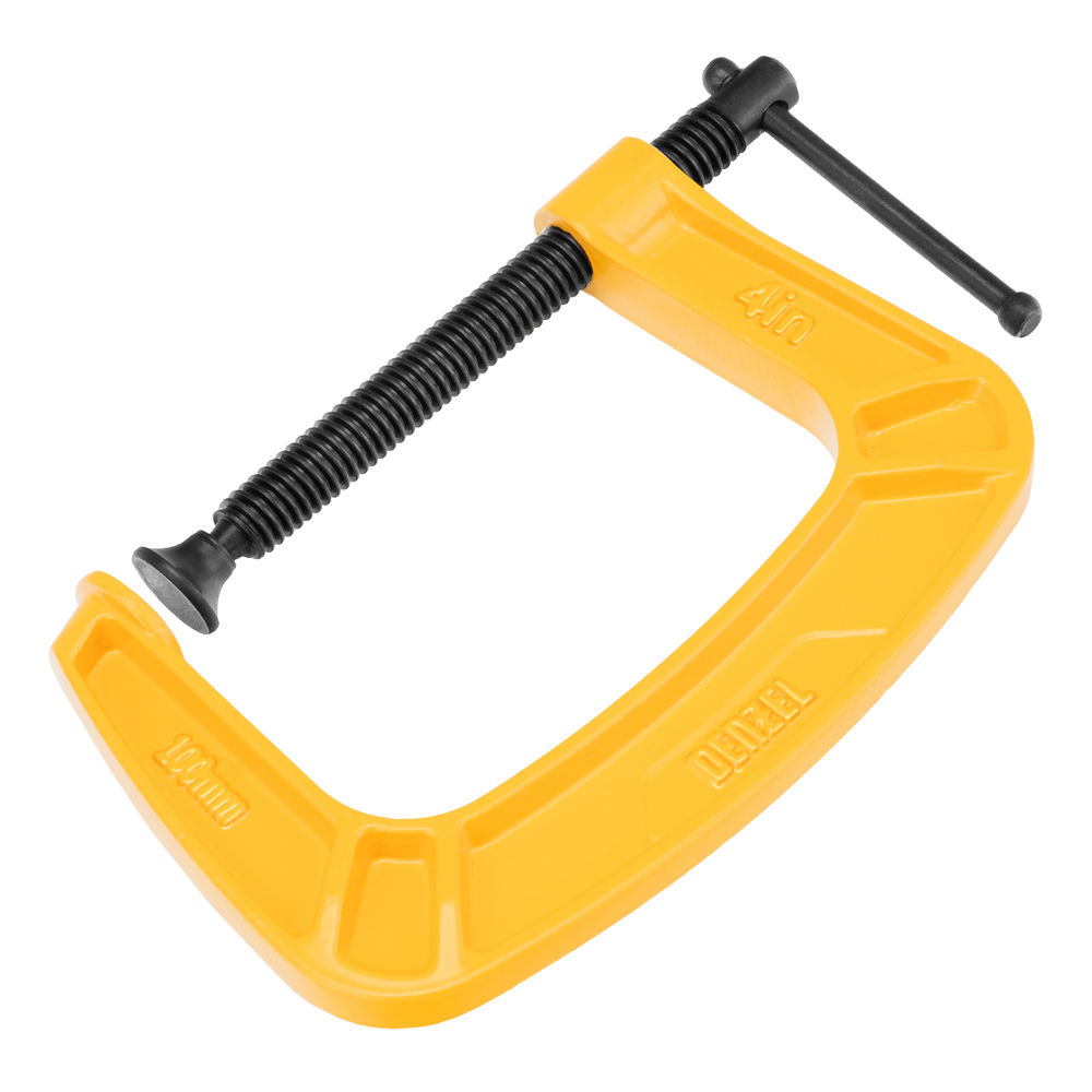 Струбцина G-образная, усиленная, 100 мм Denzel (20643)