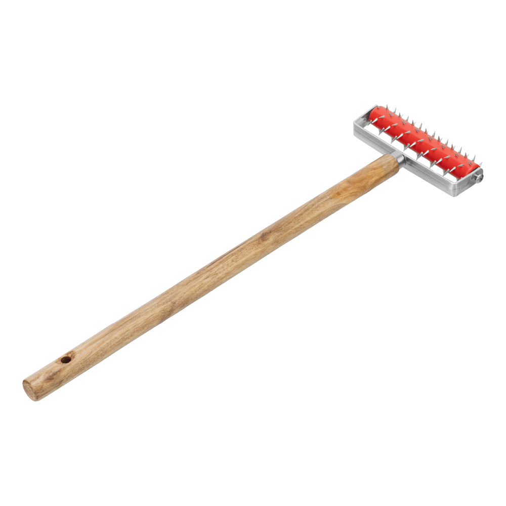 Валик для гипсокартона, 150 мм, игольчатый, деревянная ручка 500 мм MTX (87901)