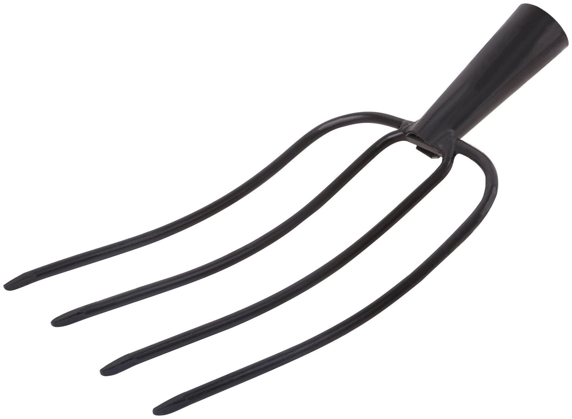 Вилы навозные 4 круглых зуба без черенка 180х300 мм (76986)