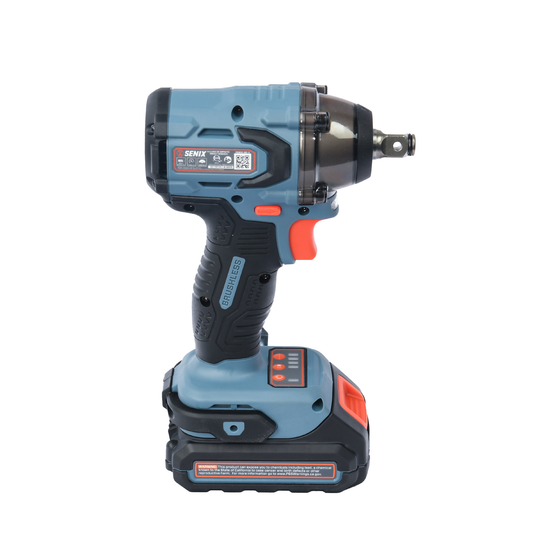 Импульсный гайковерт 1/2, 330 Нм, 1х4Ач, ЗУ, кейс X2 20В