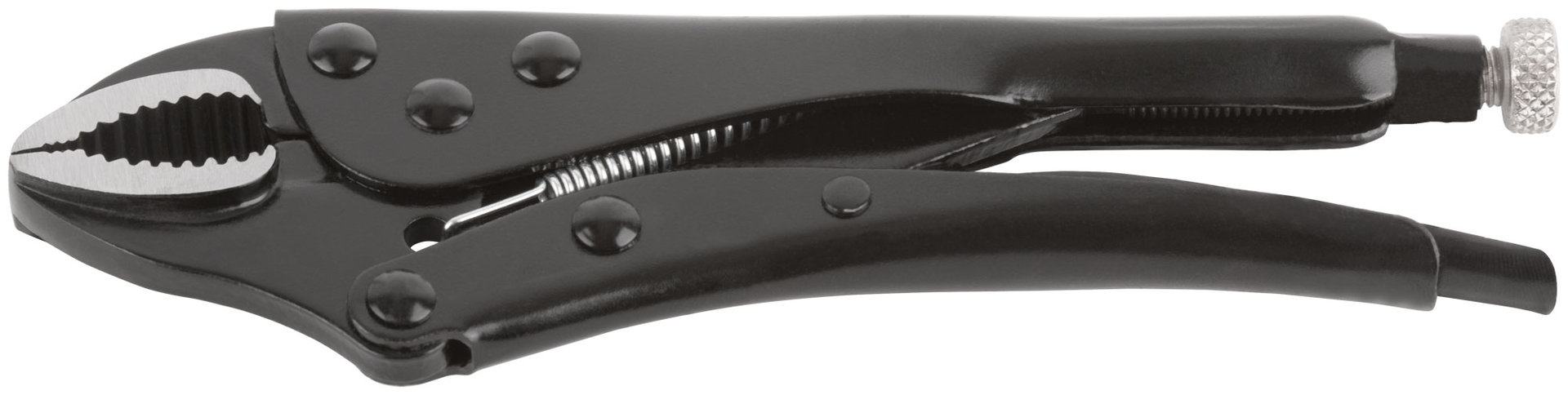 Зажим ручной с фиксатором тип WR черненый 180 мм (52712)