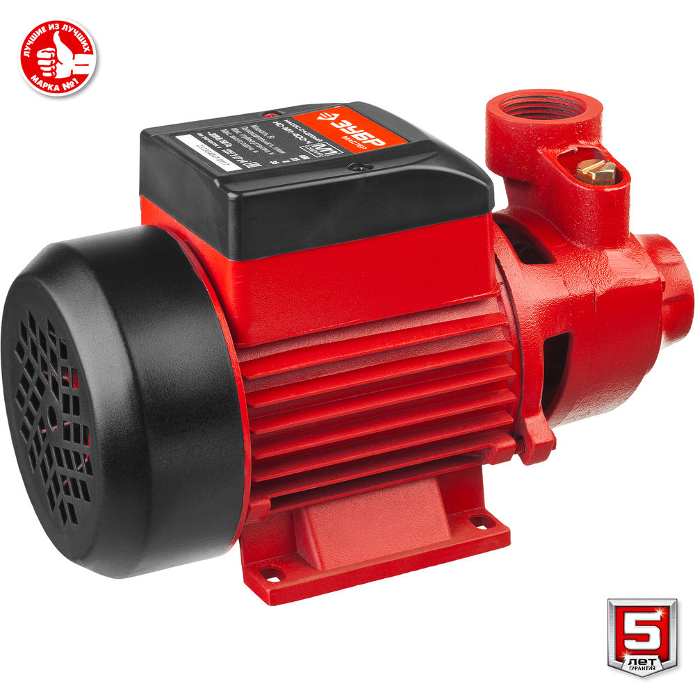 Насос поверхностный вихревой 400 Вт, корпус из чугуна ЗУБР НС-М1-400-Ч