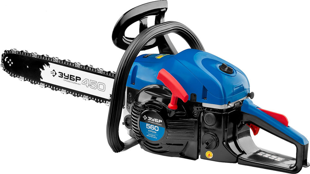 Бензопила 56 см3, 45 см ЗУБР Профессионал ПБЦ-560 45ДП