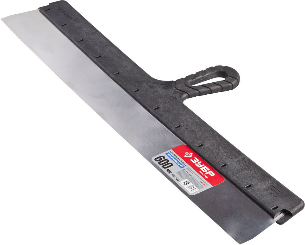 Шпатель фасадный нержавеющий 600 мм, пластиковая ручка ЗУБР 10077-60
