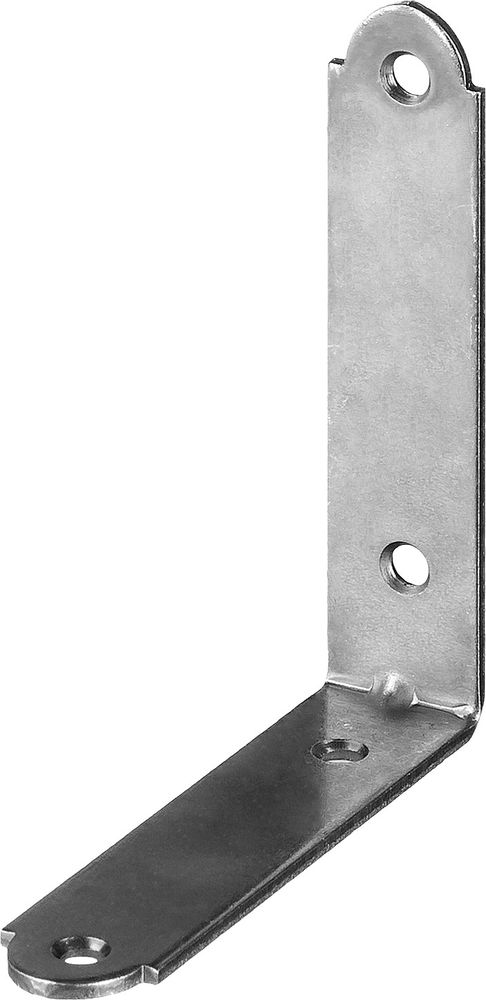 Узкий мебельный уголок 75 x 75 x 17 x 1.5 мм белый цинк ЗУБР УМ-1.5 31032-75