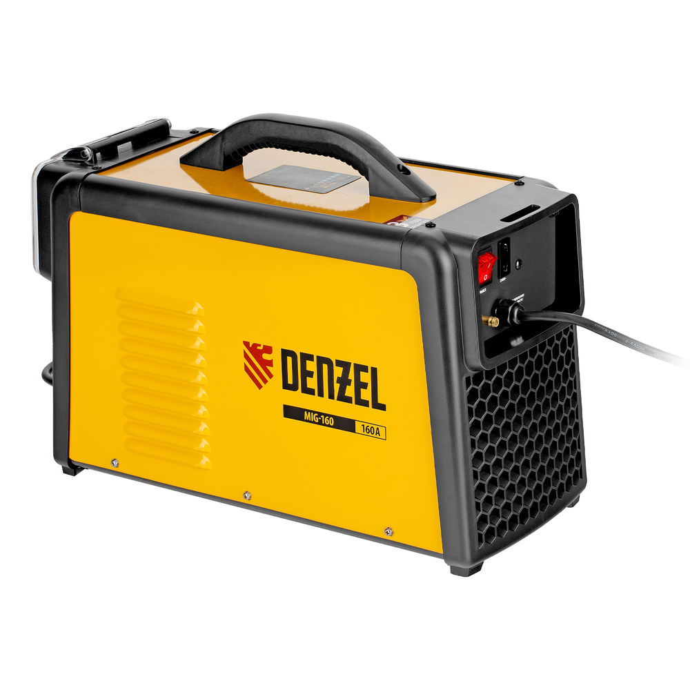 Аппарат инвертор. полуавтомат. сварки MIG-160, 160 А, ПВ 60%, катушка 5 кг// Denzel (94309)