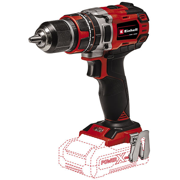 Дрель акк.ударная Einhell PXC TP-CD 18/50 Li-i BL,18В,50Нм,500/1800 об/мин,патрон 13 мм,без АКК и ЗУ (4513942)