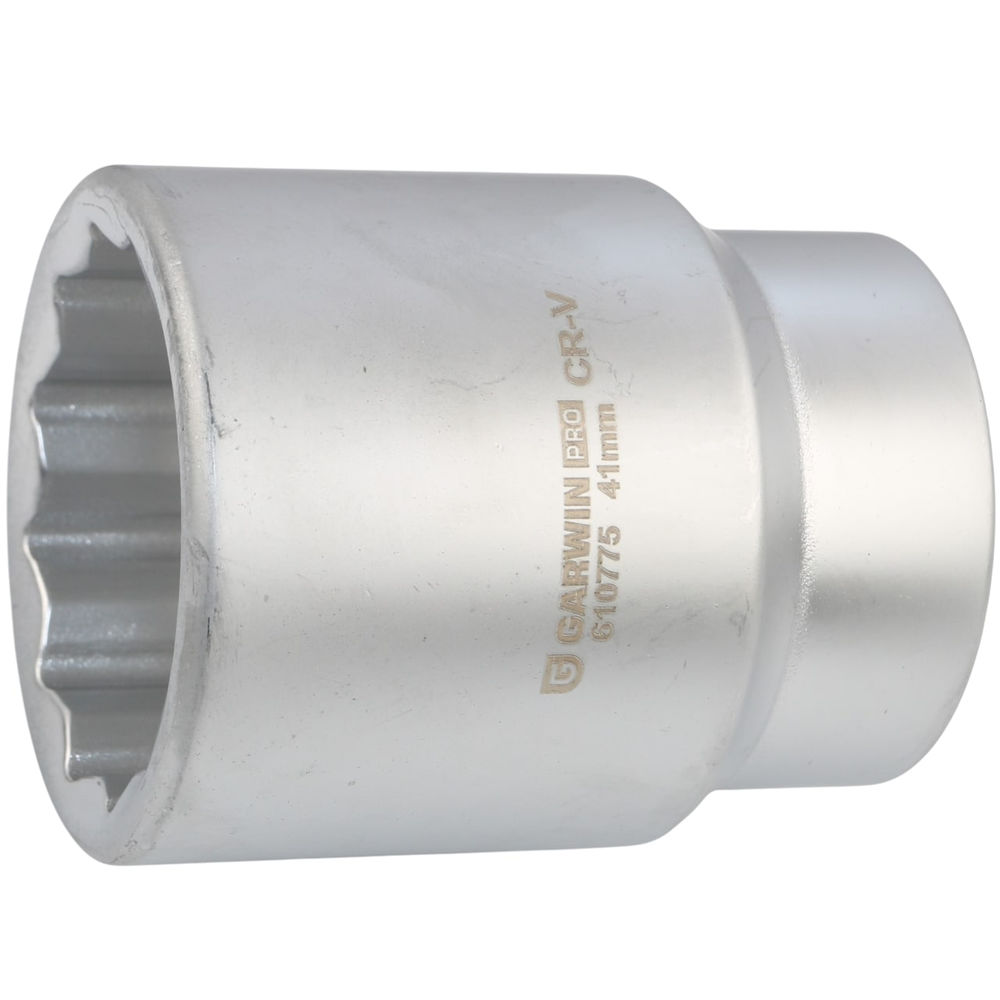 Головка, 1, 41 мм, торцевая, 12-гранная, GARWIN PRO, 610775-41