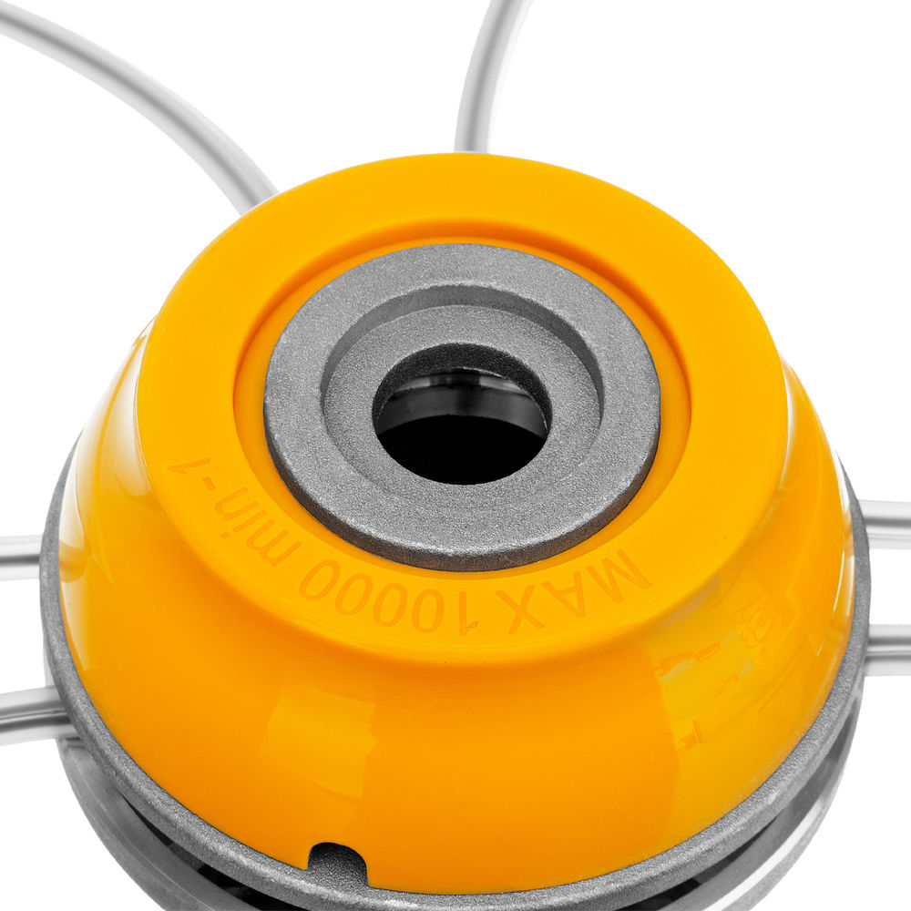 Головка триммерная универсальная, алюминиевый корпус, леска до 4 мм Denzel (96358)