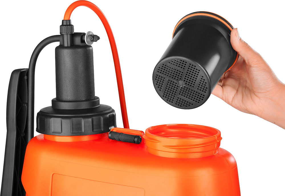 Ранцевый опрыскиватель KS-15, 15 л, с телескопическим удлинителем GRINDA 425216