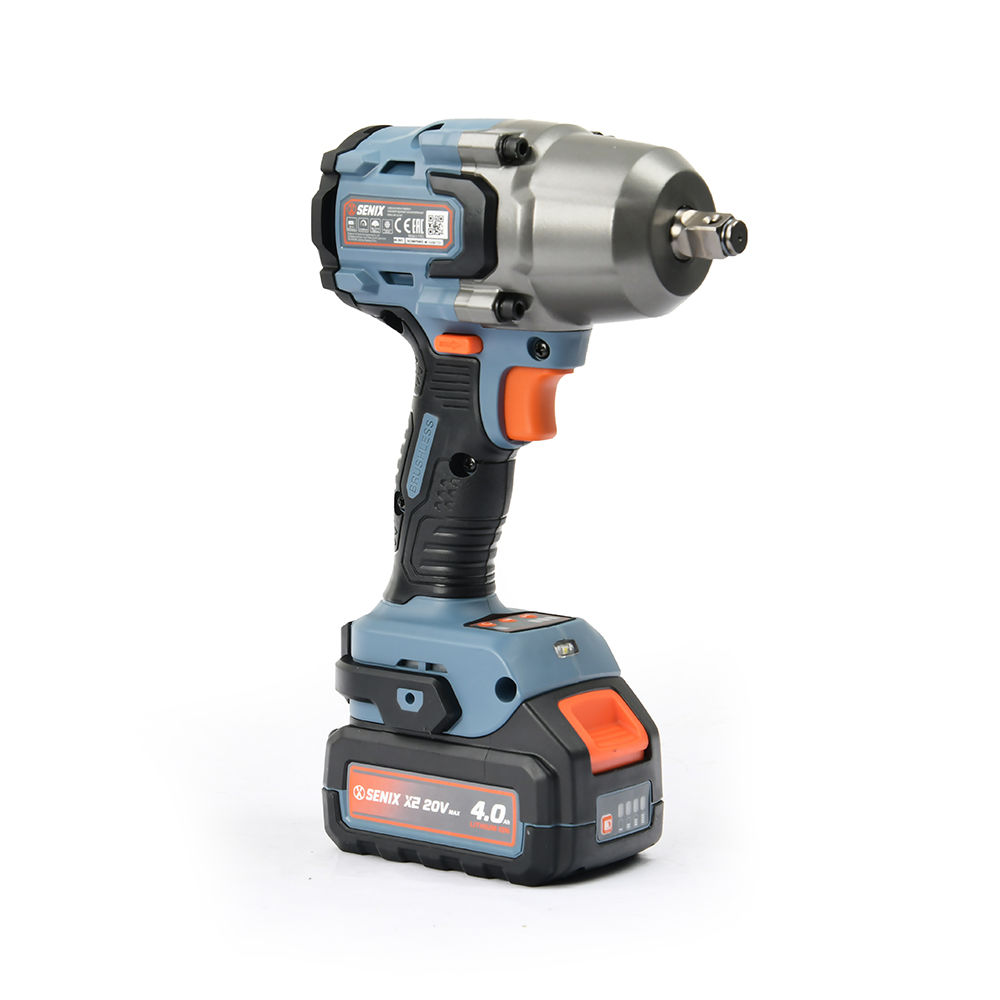 Импульсный гайковерт 1/2, 750 Нм, 1х4Ач, ЗУ, кейс X2 20В