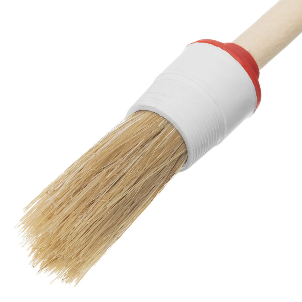 Кисть круглая № 2 (20 мм) натуральная щетина, деревянная ручка MTX (82072)