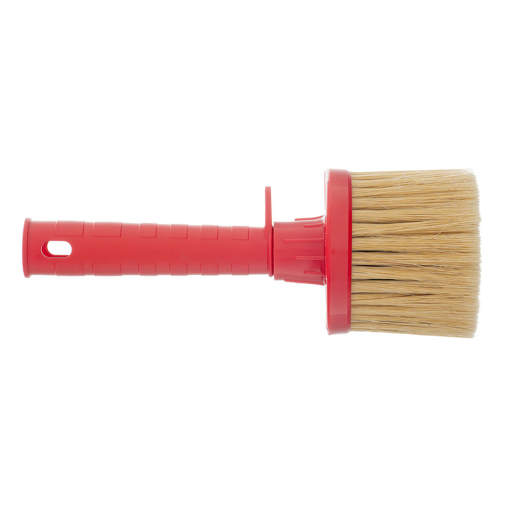 Кисть маховая, КМ 80, натуральная щетина, пластиковый корпус, пластиковая ручка Matrix (84007)