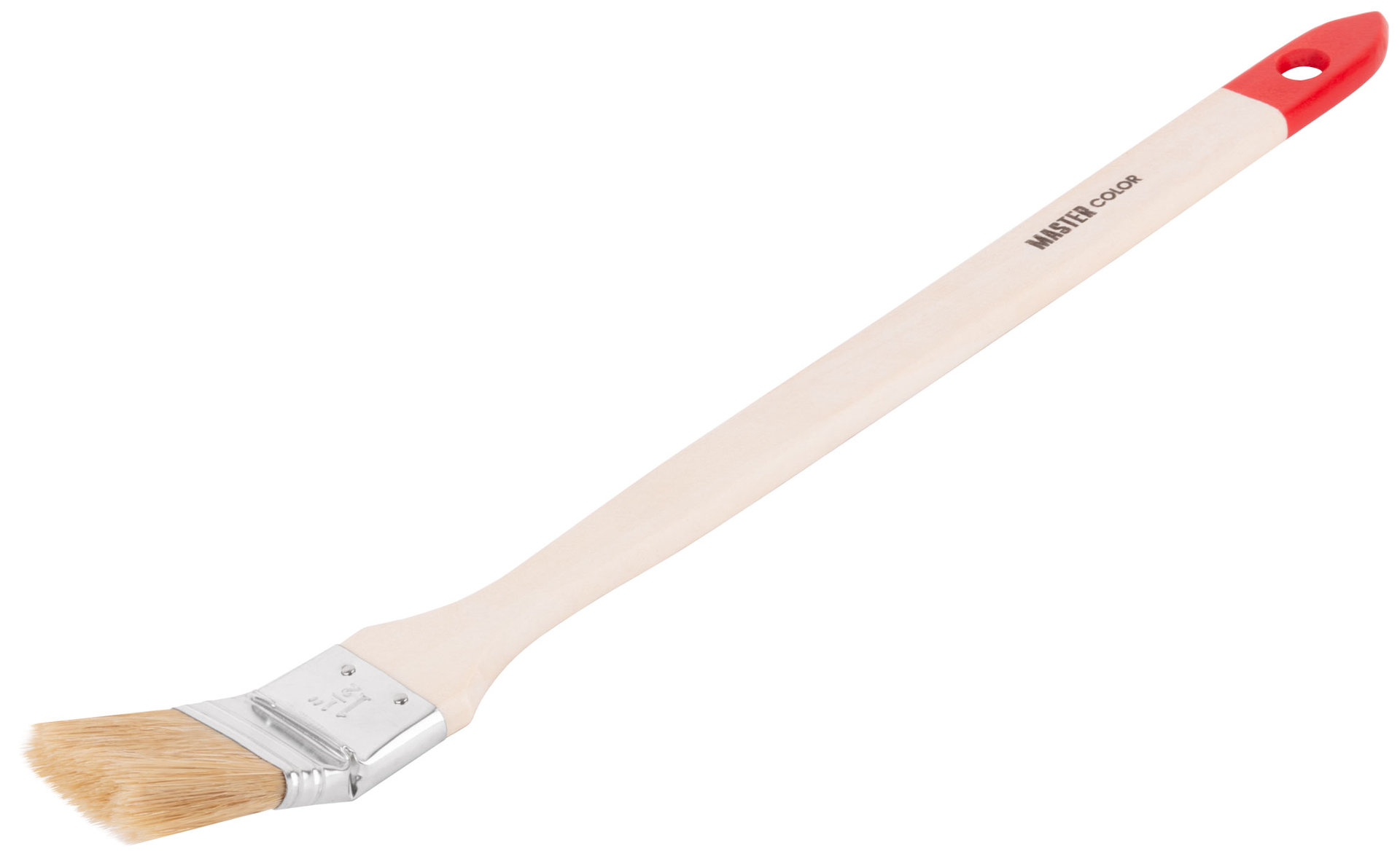 Кисть радиаторная, толщ. 12 мм, натур. щетина, нерж. обжим, дерев. ручка, ширина 40 мм (30-0302)