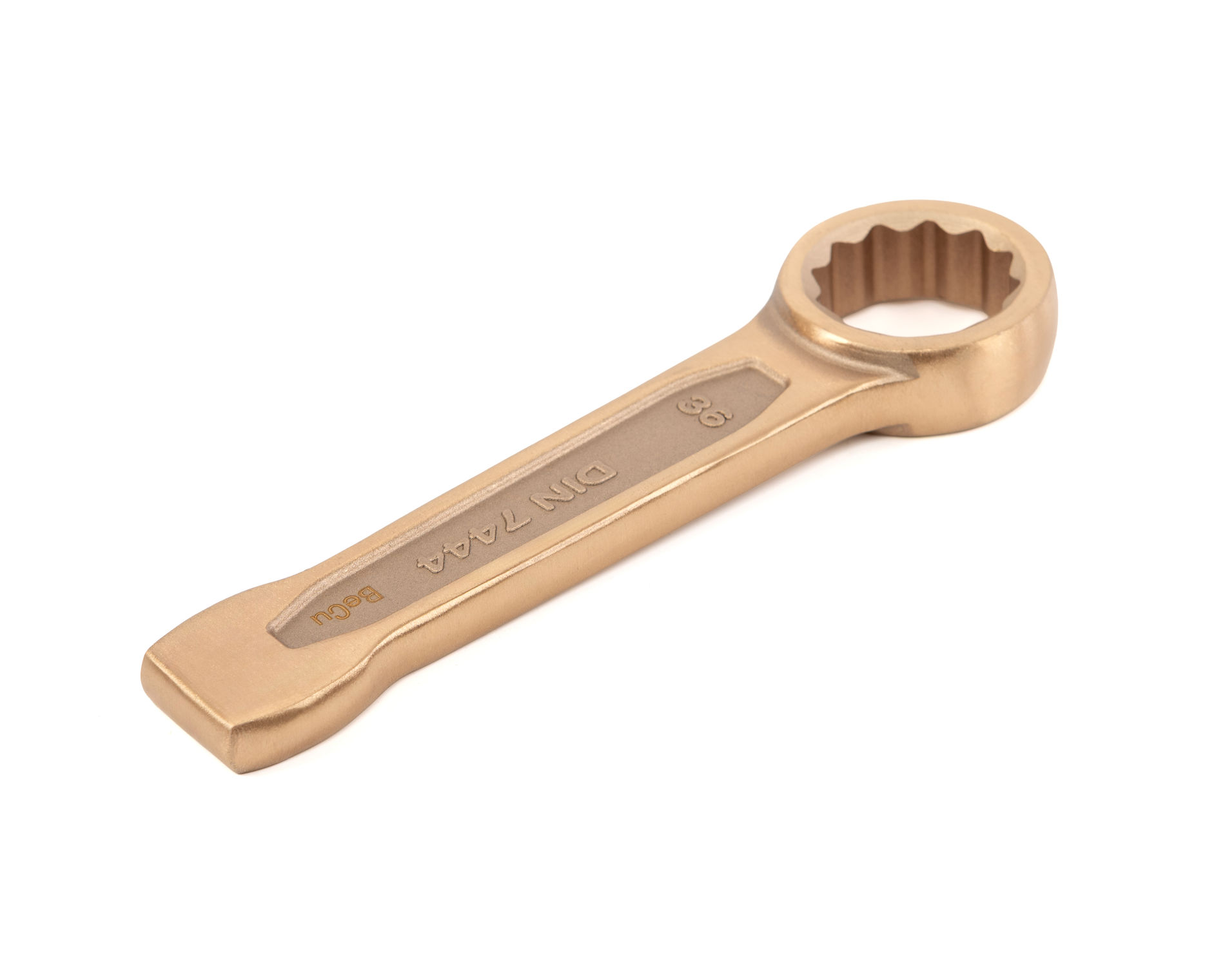 Ключ гаечный накидной ударный 36 искробезопасный сплав BeCu, HORTZ