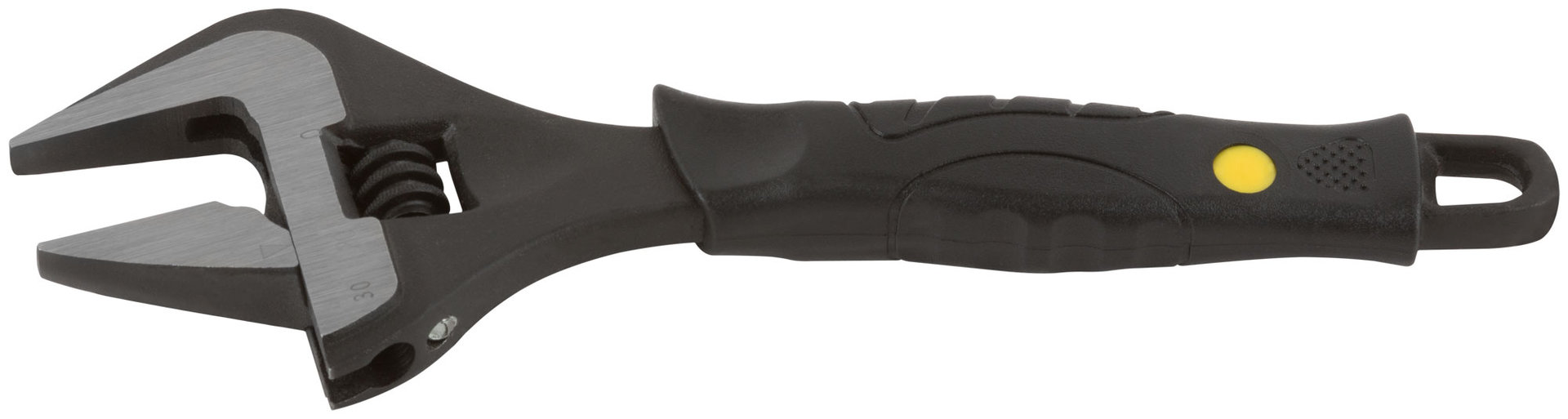 Ключ разводной Контур, узкие губки, шкала, экстра увелич.захват, ПВХ накладка на ручку 200 мм ( 39 мм )