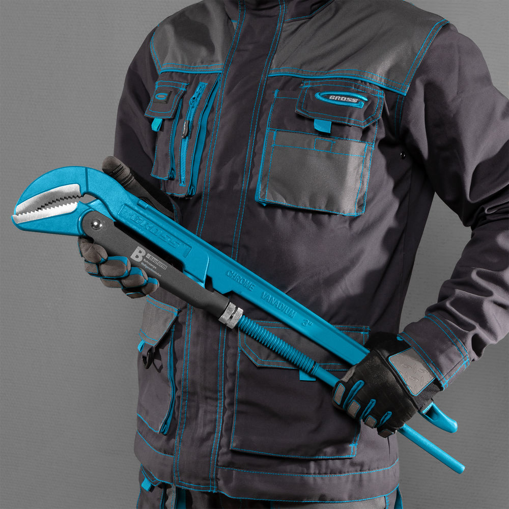 Ключ трубчатый рычажный 1.5, №2, цельнокованый, CrV, тип B Gross