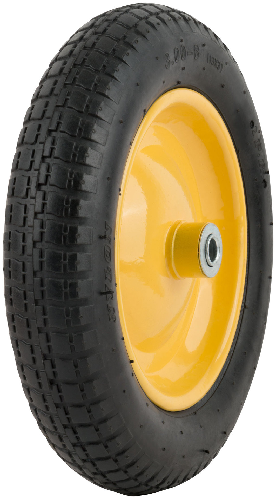 Колесо запасное 350х70х220 мм для тачки 77601 ( 3.00-8 ) ( посадка ширина 95 мм, диаметр 16 мм ) (77621)