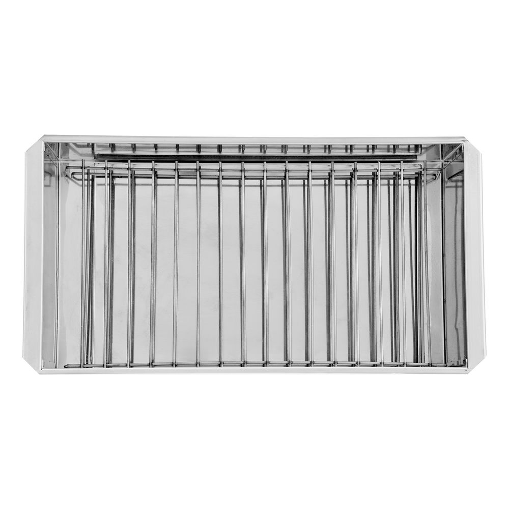 Коптильня двухъярусная 500 x 270 x 175 мм, нержавеющая сталь, 0.8 мм, с поддоном, на ножках, Camping Palisad (69526)