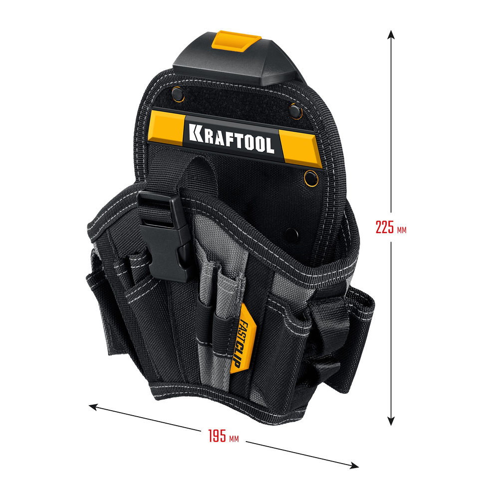 Кобура для шуруповерта большая с быстросъёмным креплением FastClip KH-17 KRAFTOOL 38768