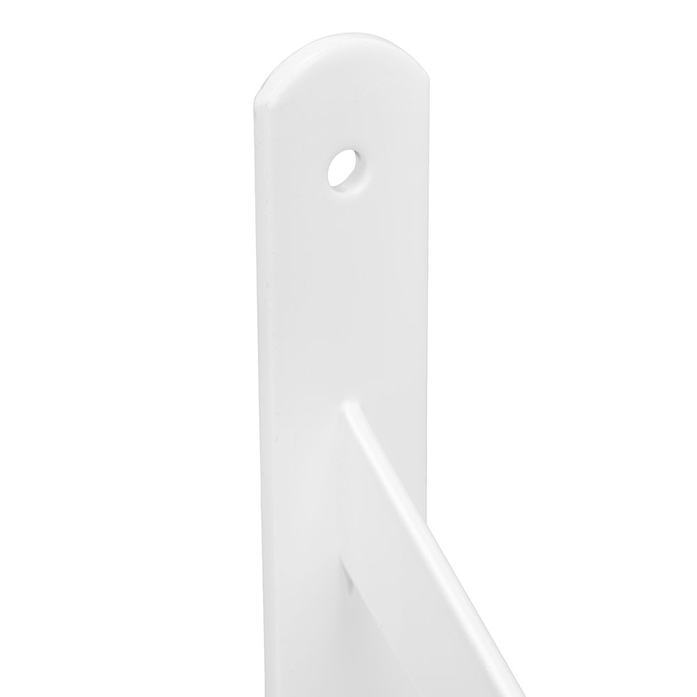 Кронштейн усиленный, 250 х 200 х 30 х 4 мм, белый Сибртех (94045)