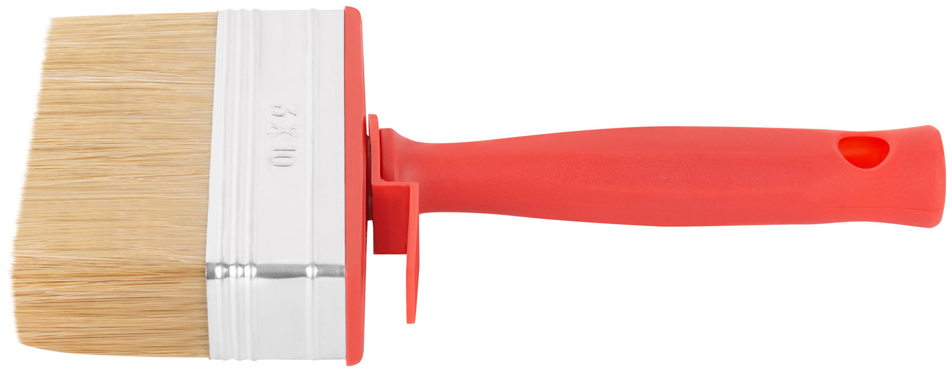 Макловица, 70%ПЭT/30% натур. щетина, нерж. обжим, красная пласт. ручка, 100 х 30 мм (30-0582)