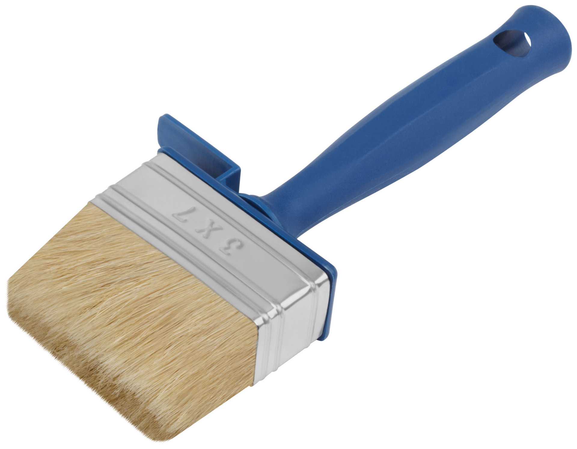 Макловица, натур.светлая щетина, пластиковый корпус, полая ручка, мини 30 х 70 мм (01656)