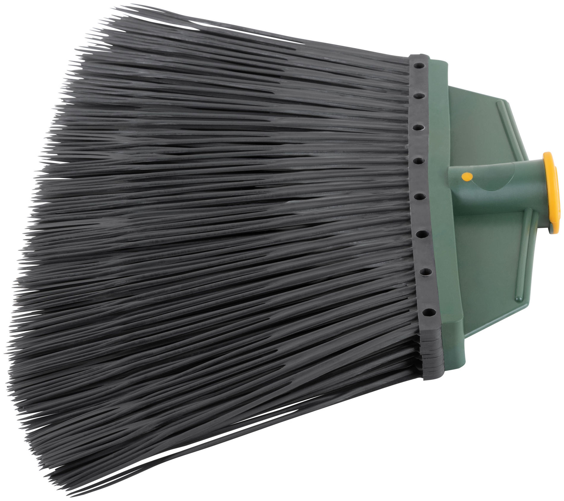 Метла пластиковая №5, плоская черная 265х385 мм ( посадочный диаметр 25 мм ) (68065)