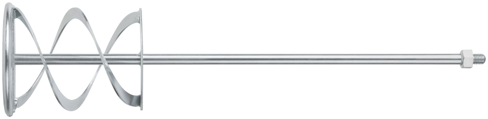 Миксер для тяжелых строительных смесей усиленный Профи, хвостовик М14, 140х590 мм (04285)