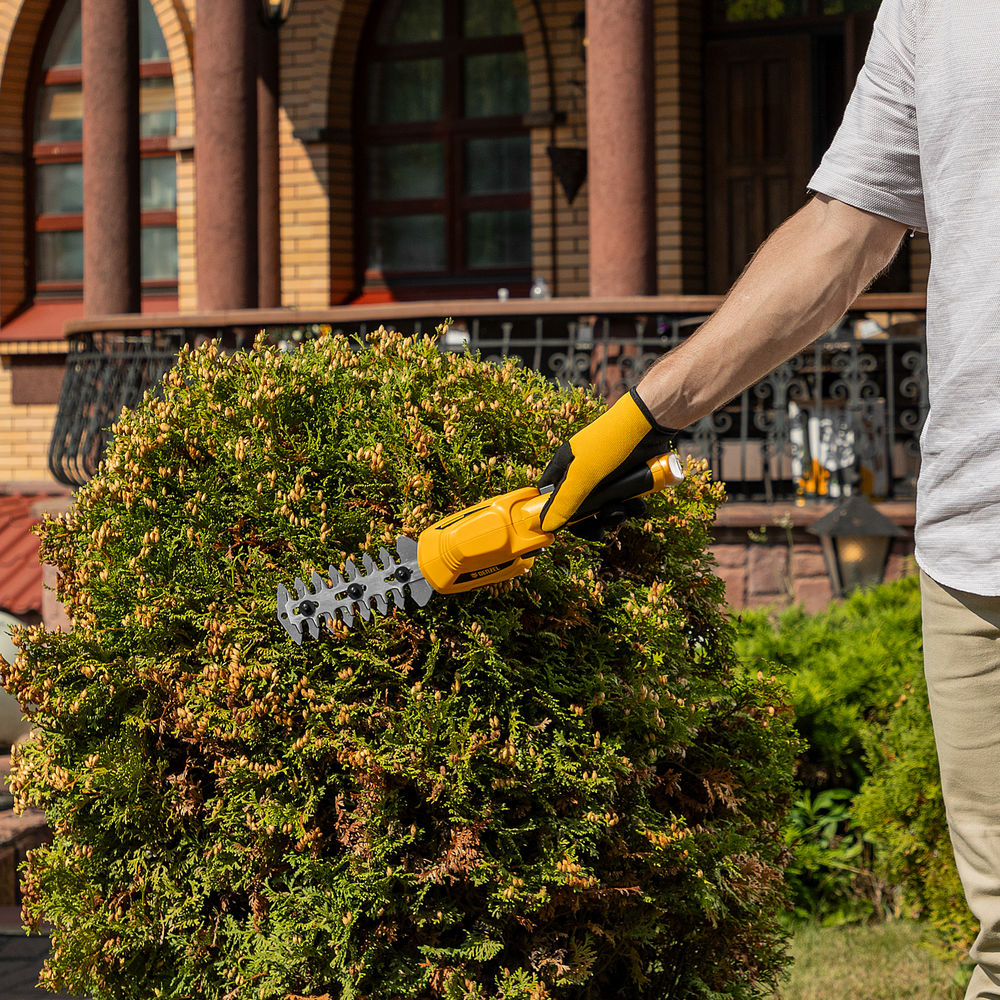 Ножницы-кусторез аккумуляторные G411 с акк. 3.6В Li-Ion 1.5 Ач Denzel (96817)