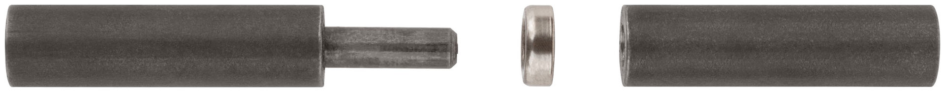 Петля гаражная, с подшипником 20х160 мм (66618)