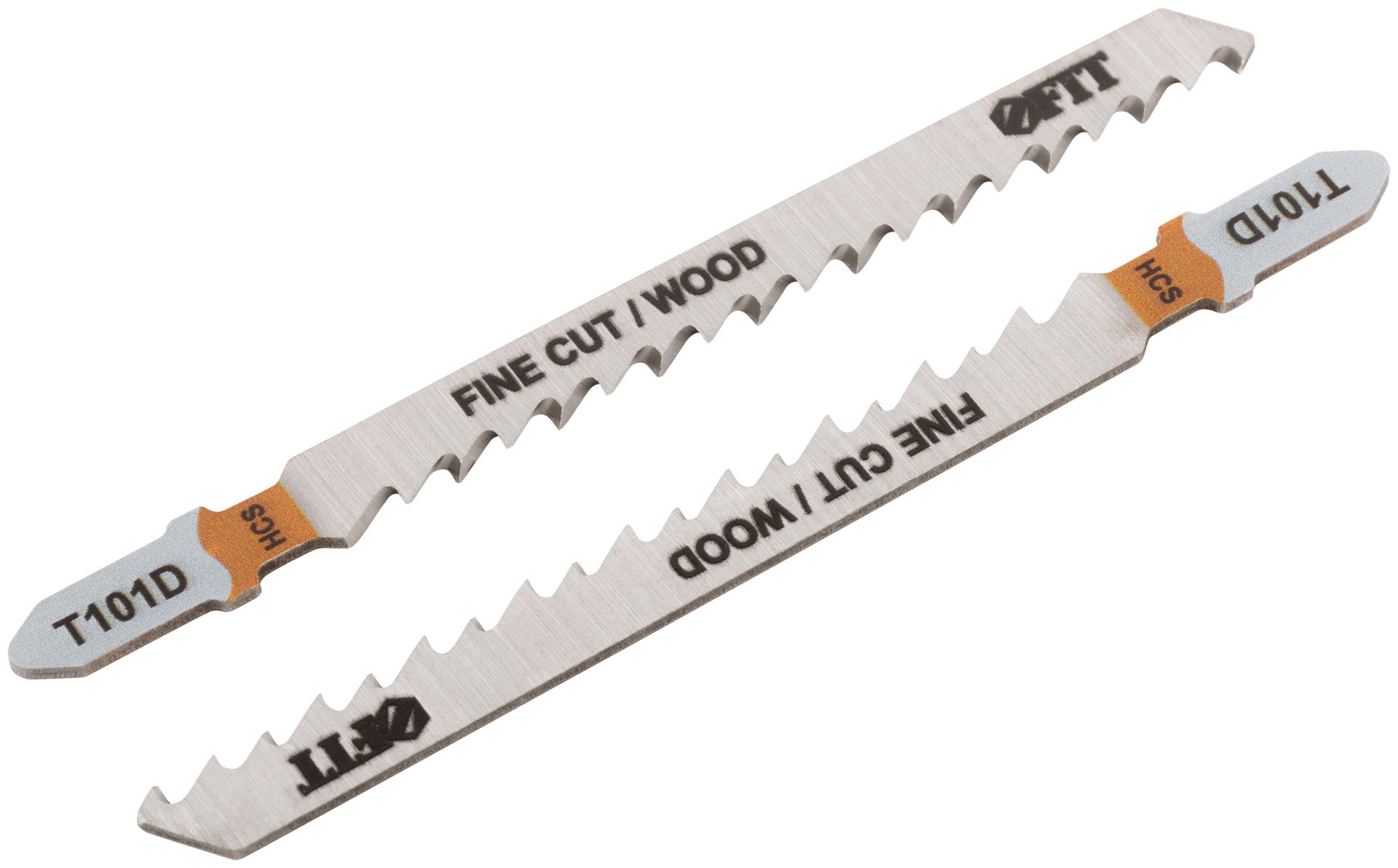 Полотна по дереву, HCS, шлифованные под свободным углом зубья, 100/74/4 мм (T101D), 2 шт. (40897)