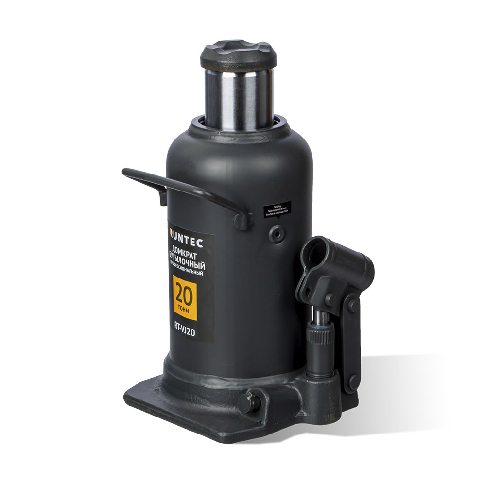 Домкрат бутылочный профессиональный 20 т, 241-525 мм RUNTEC RT-VJ20