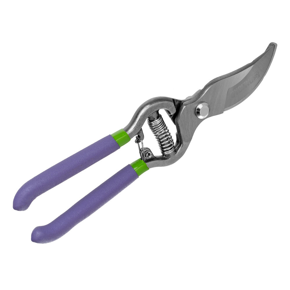 Секатор прямого реза, 255 мм, цельнокованый, металлические обрезиненные рукоятки, Palisad (60467)